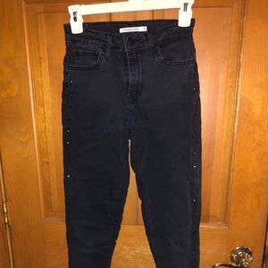 Levi jeans with black studs
